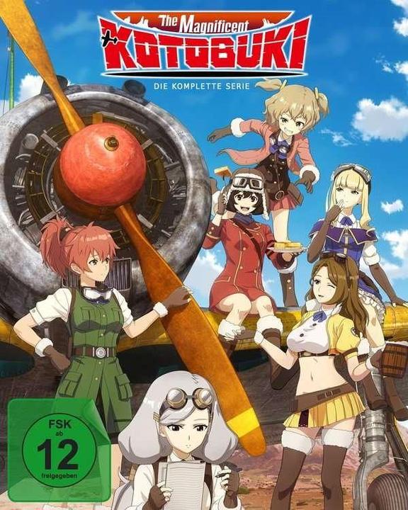 Actual product image The Magnificent Kotobuki - Complete Box (Episode 1-12) (3 Blu-rays) (Blu-ray, German, Japanese)