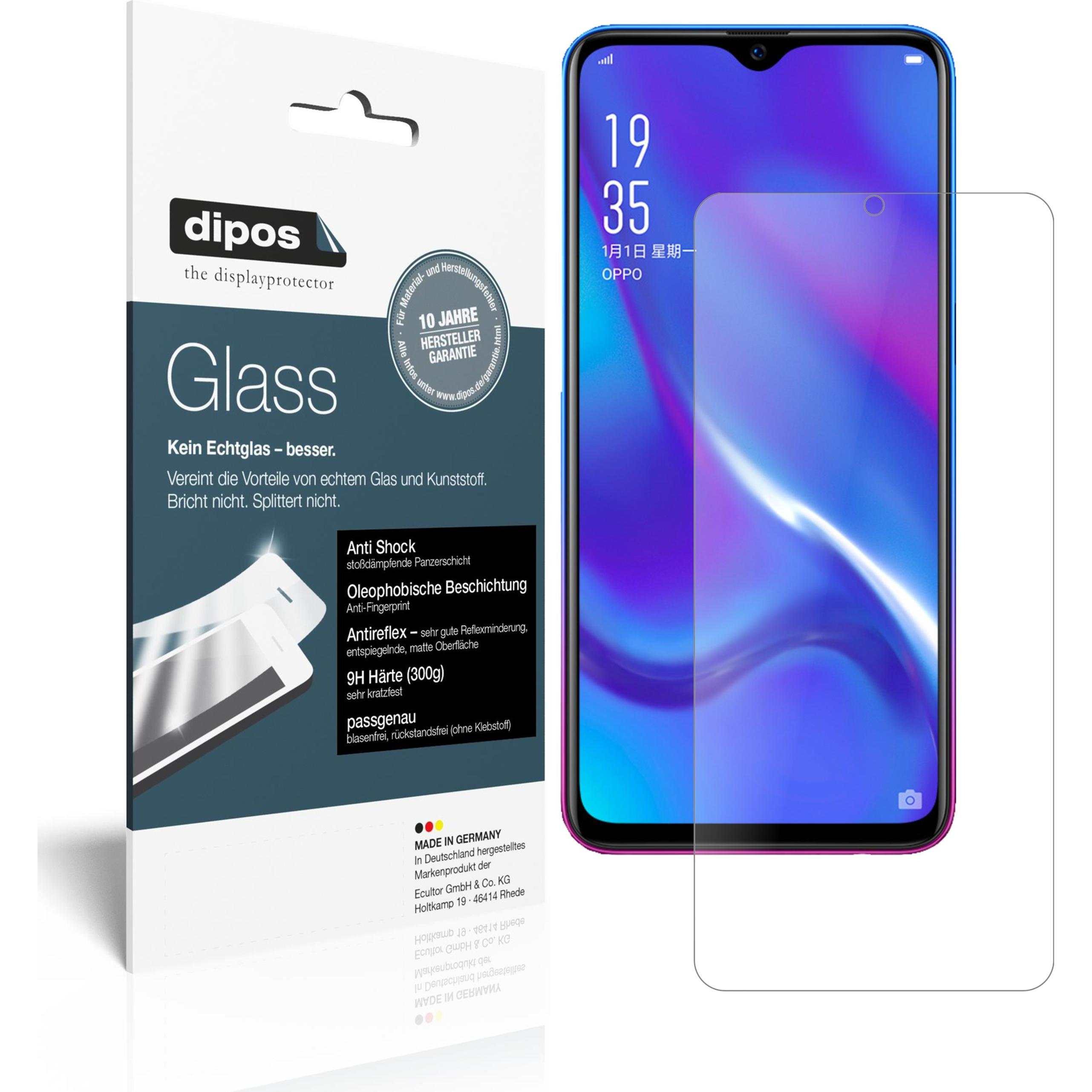 Dipos Displayschutz Anti-Shock (1 Stück, Oppo R17 Neo), Smartphone Schutzfolie, Transparent