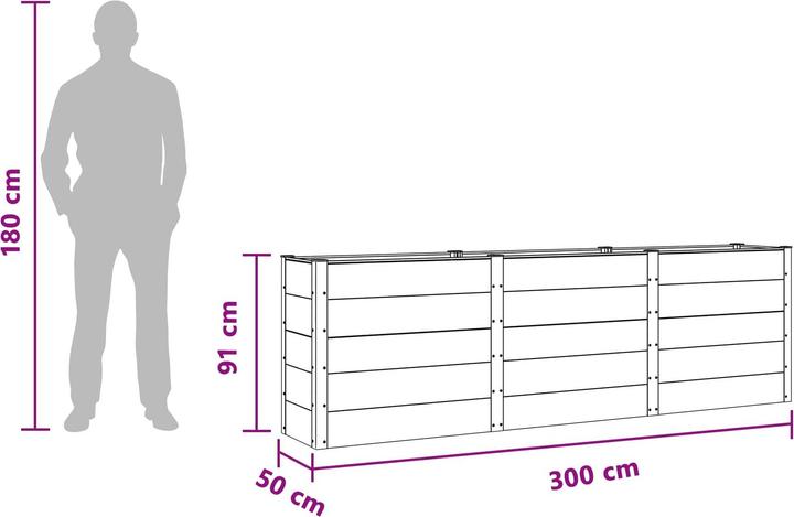 Produktbild vidaXL Garten Pflanzkasten