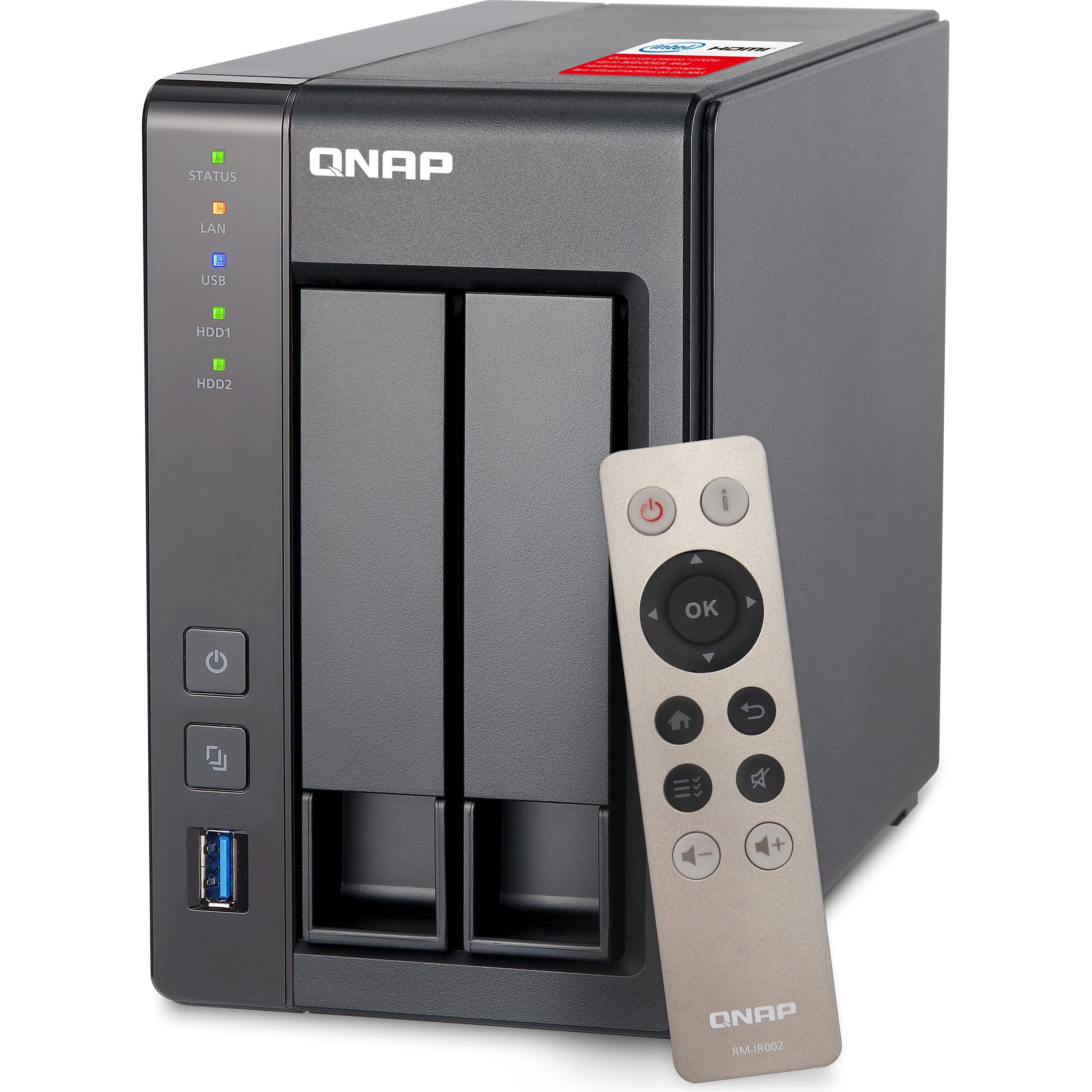 QNAP TS-251B NAS 10GbE メモリ16GB 4TB SSDx2 TS-251B | ハードウェア