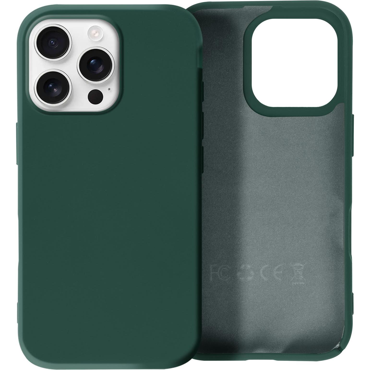 Avizar SmoothGrip Case (Apple iPhone 16 Pro), Smartphone Hülle, Grün