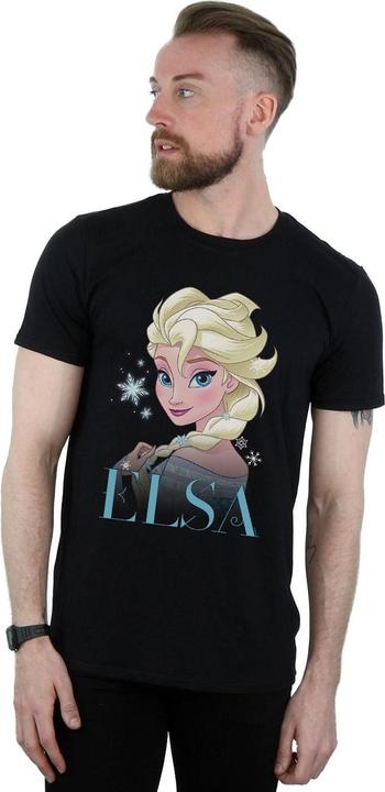 Immagine prodotto Disney Frozen Elsa Snowflake Portrait Maglietta Uomo (4XL)