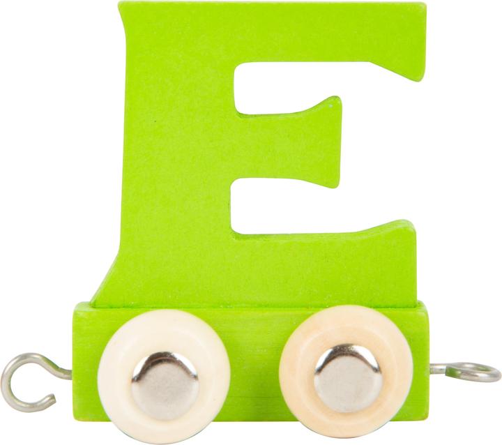 Actual product image small foot Letter E