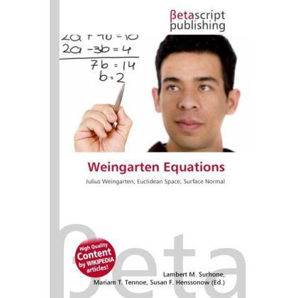 Weingarten Equations, Fachbücher