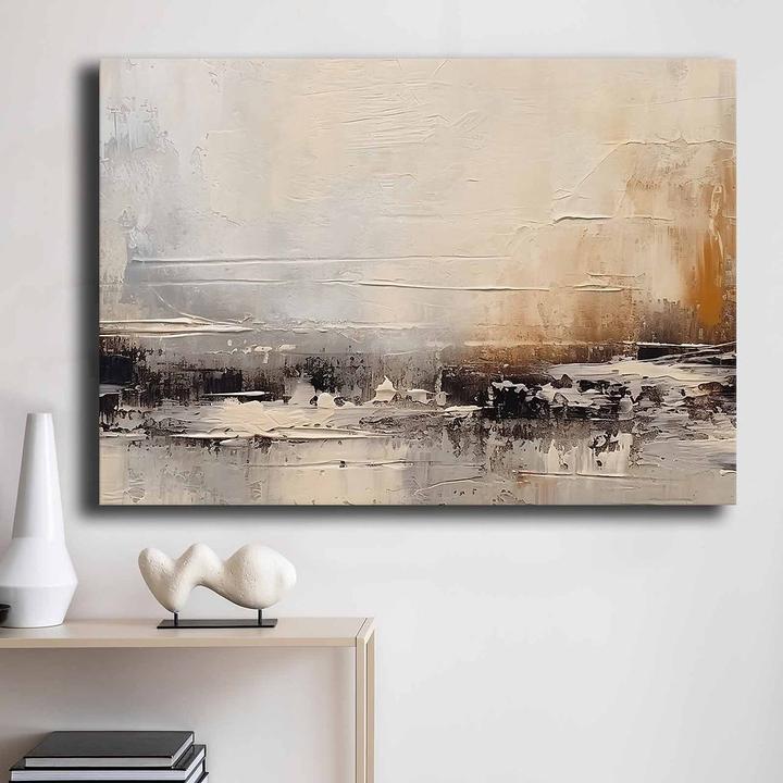 Image du produit Wallxpert Bild Grau/Schwarz (100 x 70 cm)