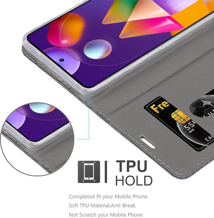 Image du produit Cadorabo Couverture look jeans Book (Samsung Galaxy M31s)