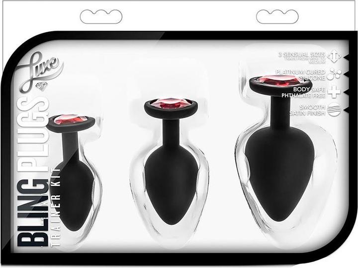 Produktbild Blush Luxe Bling Plugs Training Kit Red Gems