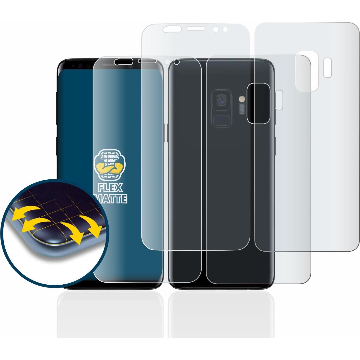 Thumbnail - BROTECT Full-Cover Displayschutz Matt (2 Stück, Samsung Galaxy S21), Smartphone Schutzfolie, Schwarz