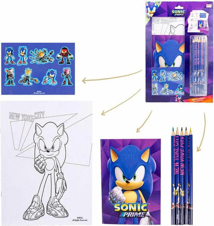 Produktbild Jakks Pacific Papierwaren-Set Sonic Lila