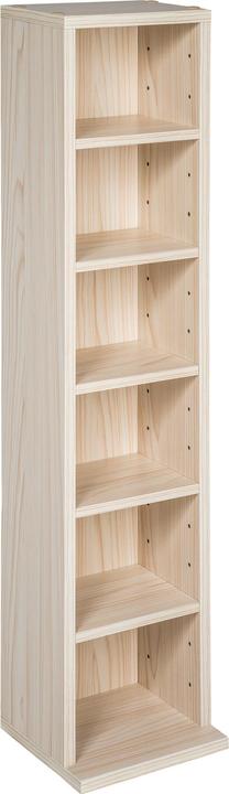 Actual product image tectake CD stand shelf (21 x 20 x 90 cm)