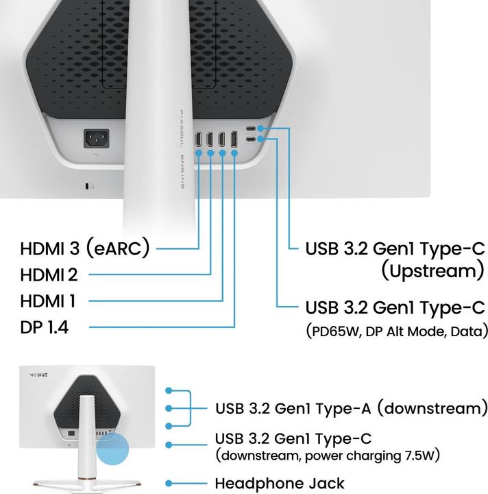 Actual product image BenQ EX271U IPS 27IN 68.58CM (3840 x 2160 Pixels, 27")