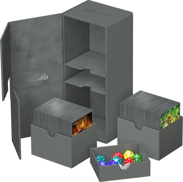Image du produit Ultimate Guard Twin Flip'n'Tray 266+ Xenoskin Gris