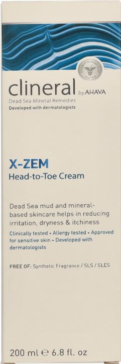 Immagine prodotto Ahava Crema intensiva per tutto il corpo Clineral X-ZEM (Crema dalla testa ai piedi) 200ml (Crema corpo, 200 ml)