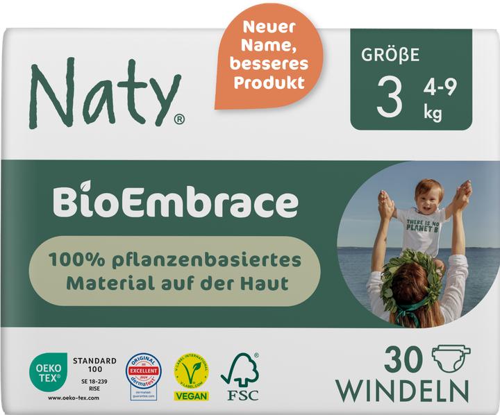 Actual product image Naty Organic diaper (Size 3, Pack, 30 Piece)