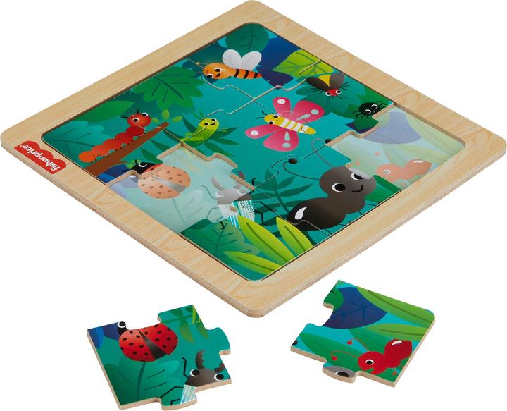 Produktbild Fisher-Price Holz-Abenteuerwelten Puzzle (9 Teile)