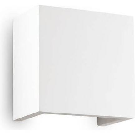 Ideal lux, Wandleuchte + Deckenleuchte, FLASH GESSO Wandleuchte G9 dimmbar Weiss 214672 (G9)