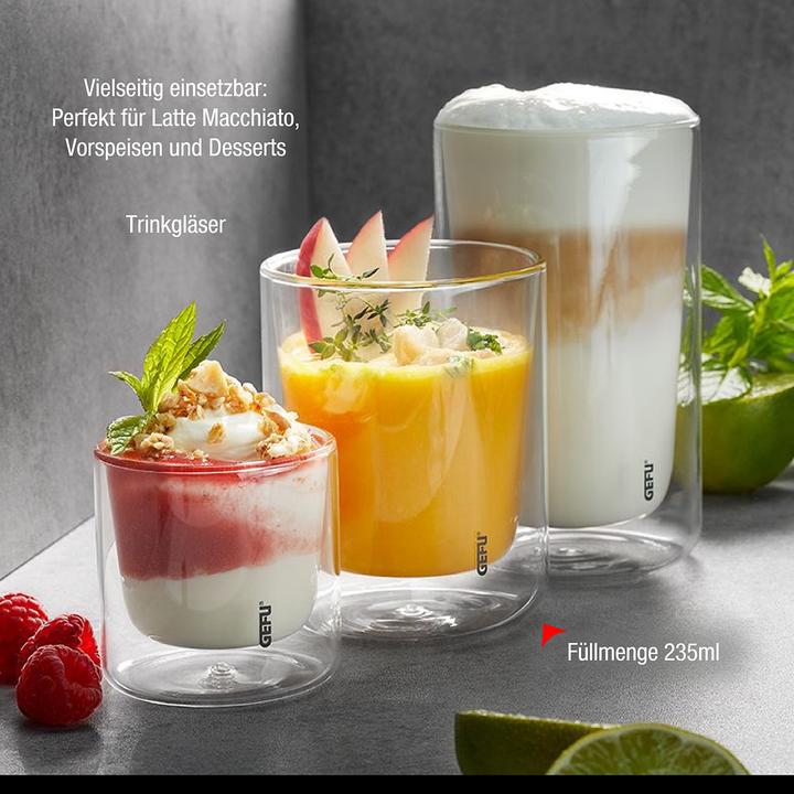 Produktbild GEFU Thermoglas 'Mira' 2er Set (0.24 l, 2 x)
