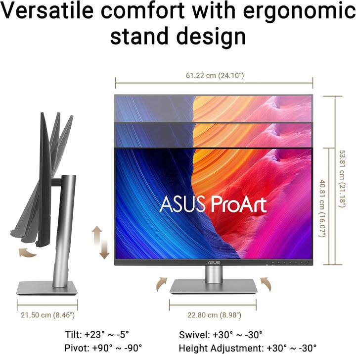 Produktbild ASUS ProArt PA27JCV (5120 x 2880 Pixel, 27")