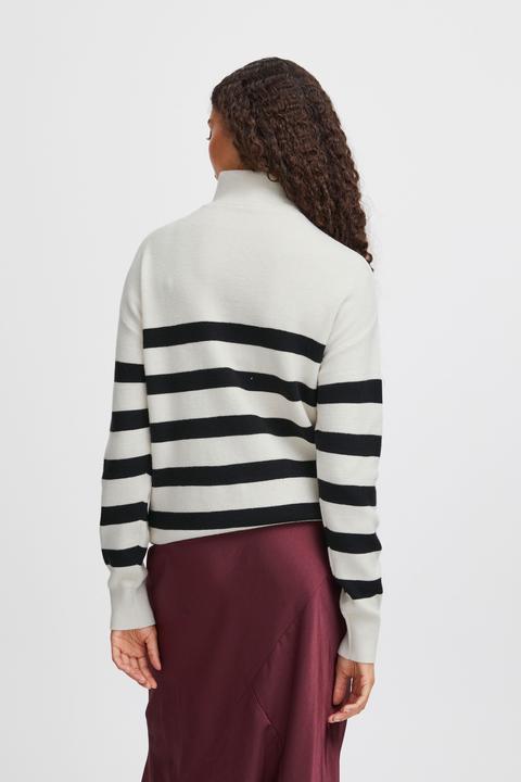 Produktbild B.young BYMANINA ZIPPER STIPE PULLOVER - 20813910 (XS)