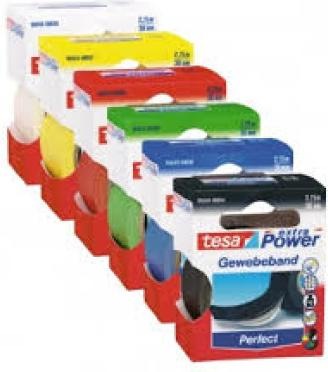 Actual product image tesa EXTRA POWER PERFECT fabric tape, fabric-reinforced duct tape (38 mm)