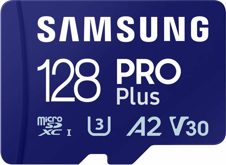 Productafbeelding Samsung PRO Plus met USB-kaartlezer (128 GB, microSDXC, U3, UHS-I)