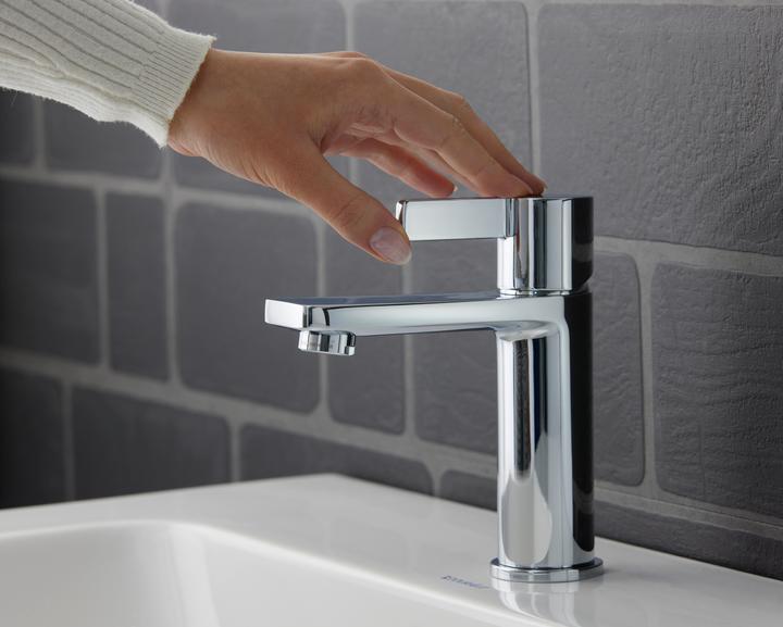 Produktbild Duravit EH-WT-MI D-NEO L mit Zugstangen-Ablaufgarnitur chrom