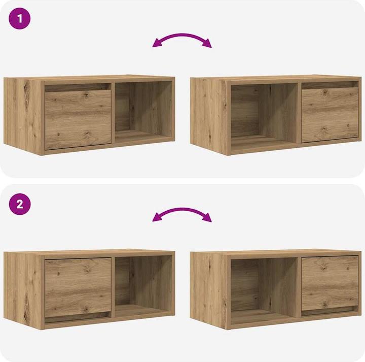 Produktbild vidaXL TV-Schrank (60 x 25.50 x 31 cm)