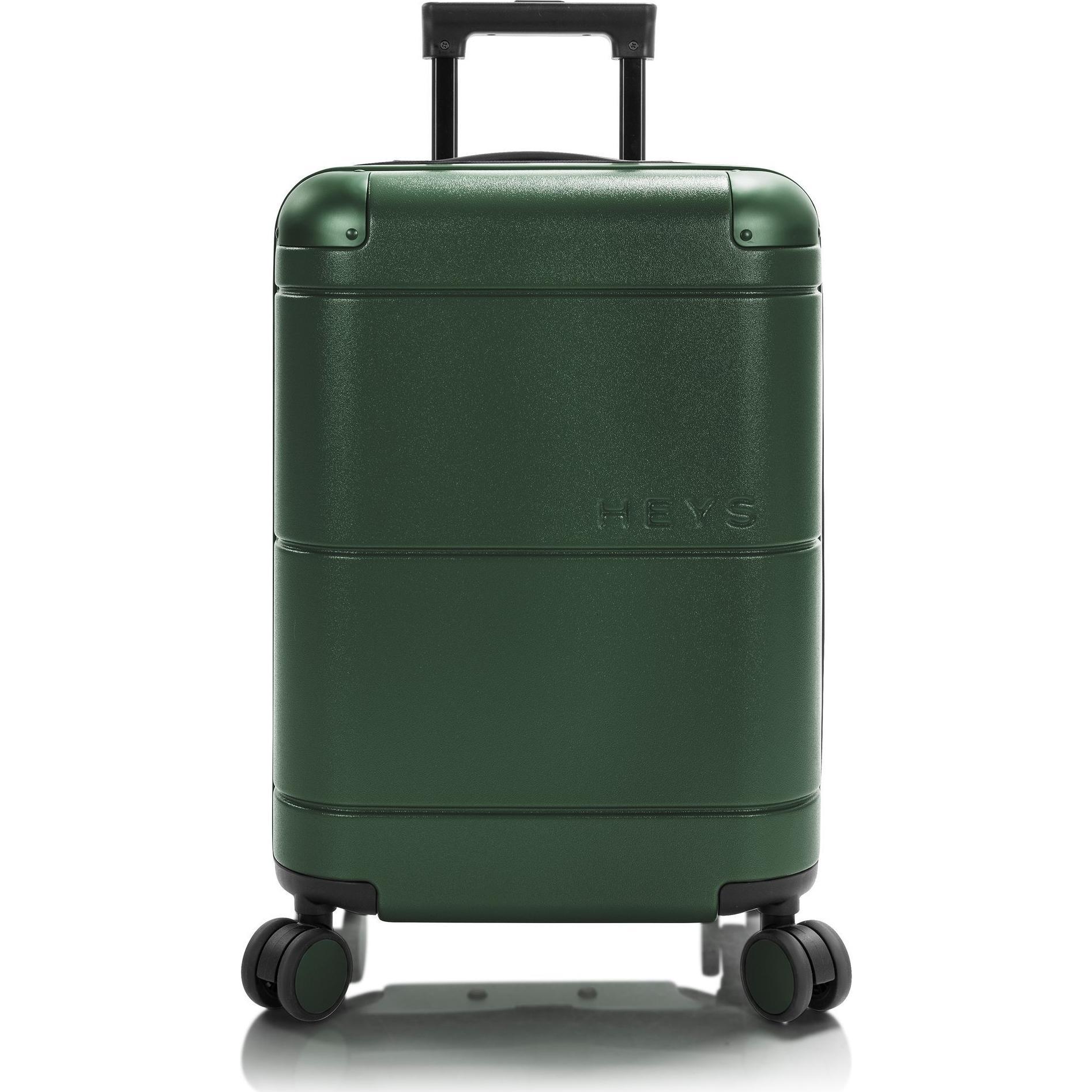 Heys, Koffer, Zen 4 Rollen Kabinentrolley S 54 cm mit Dehnfalte, Grün, (47 l, Handgepäck (bis 50l))