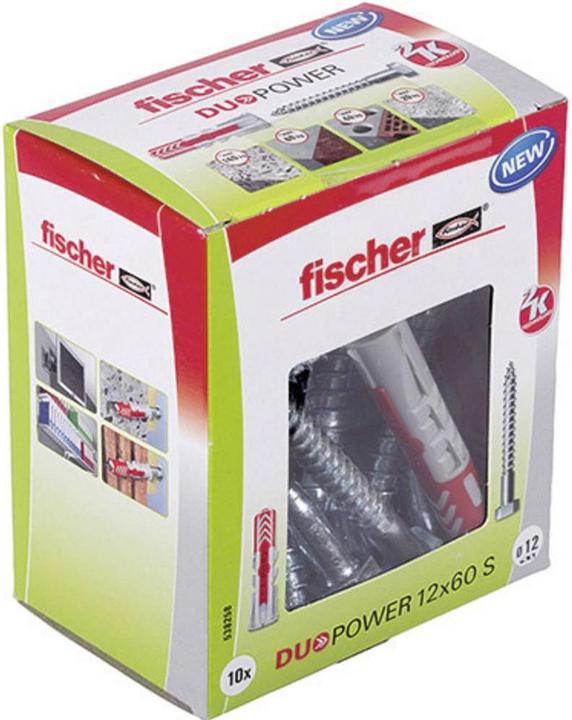 Actual product image Fischer DuoPower 12x60 S (10 pcs.)