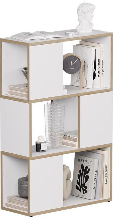Actual product image Vicco Raumteiler Eneos, Weiss/Eiche, 60 x 94 cm