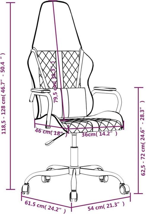 Produktbild vidaXL Gaming-Stuhl