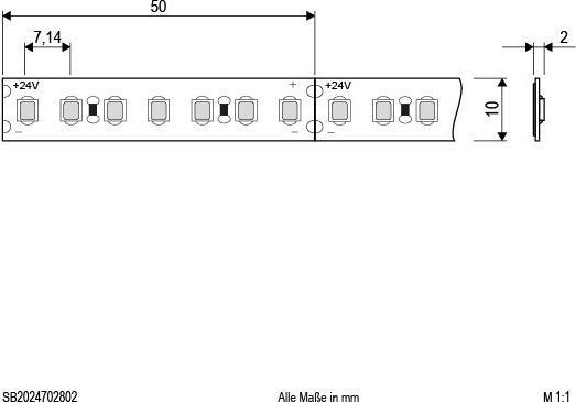 Actual product image EVN-Lichttechnik LED strip (White, 500 cm, Indoor)