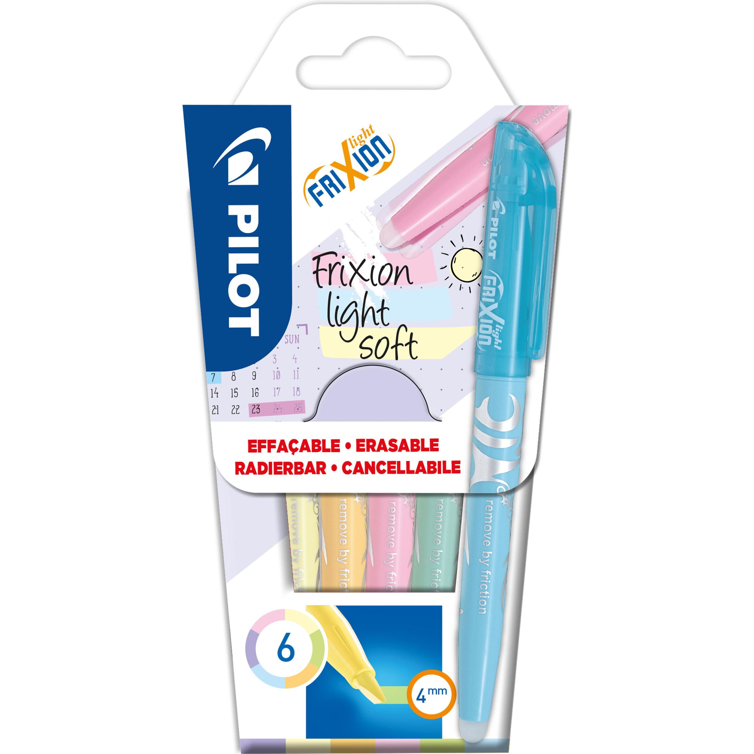 Pilot, Marker, FriXion Light Soft (Mehrfarbig, 4 mm, 6 x)