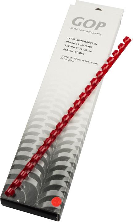 Actual product image GOP Plastic binder spines A4 10 mm