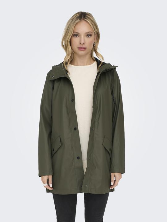 Produktbild Only Einfarbiger Regenjacke Regenmantel (XS)