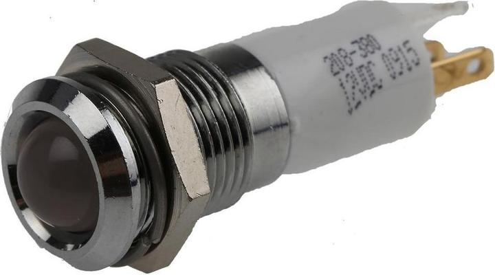 Produktbild RS PRO LED vorst 14mm chrom 12VDC rot/grün/gelb