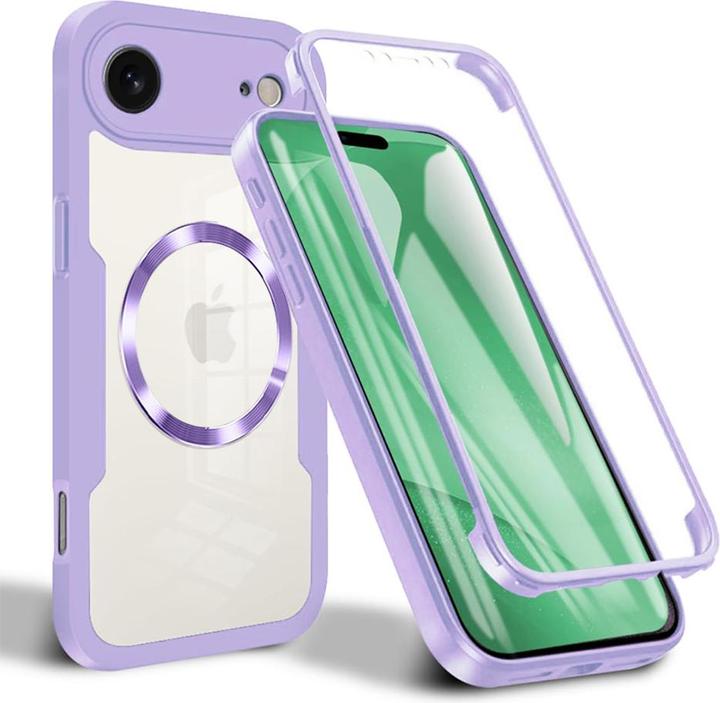 Actual product image Techsuit - ColorVerse 360 MagSafe Series + Screen Protector - iPhone 17 Air - Purple (Apple iPhone 17)