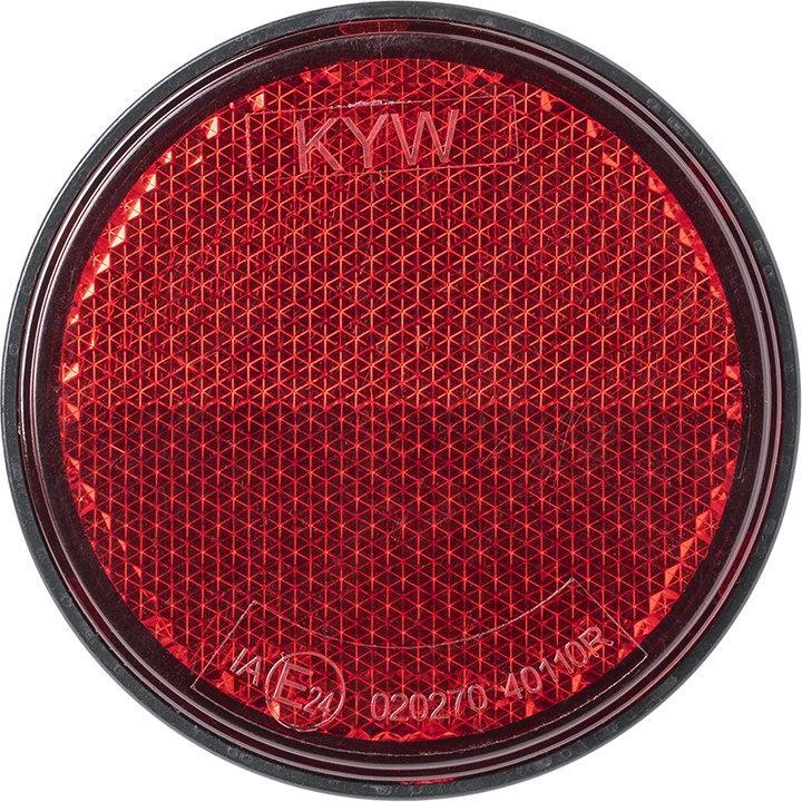 Produktbild ProPlus Reflektor mit 60mm Durchmesser rot