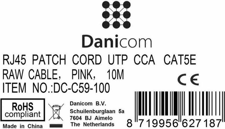 Produktbild Dsit CAT 5e Netzwerkkabel U/UTP (U/UTP, CAT5e, 10 m)