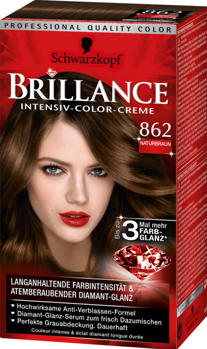 Schwarzkopf Brillance (862 Naturbraun)