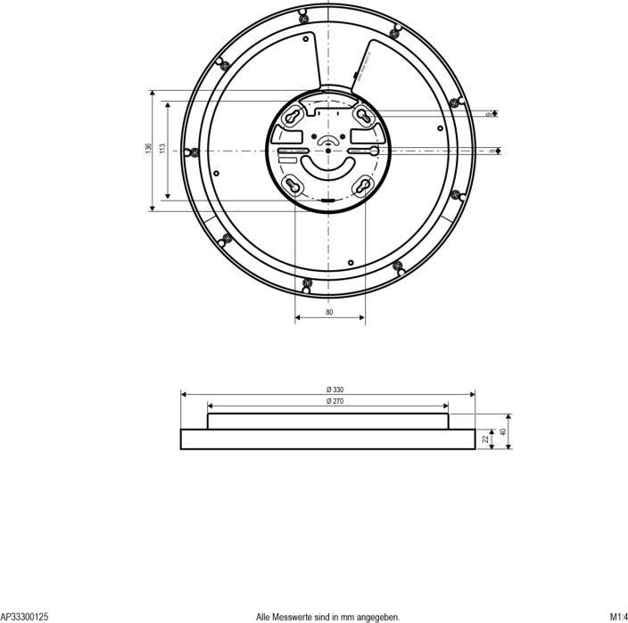 Produktbild EVN-Lichttechnik LED-Anbauleuchte (3163 lm)