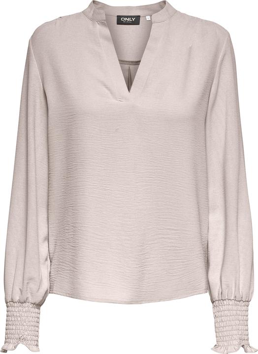 Only Regular fit Round neck Smocked cuffs Voluminous sleeve cut Top Top