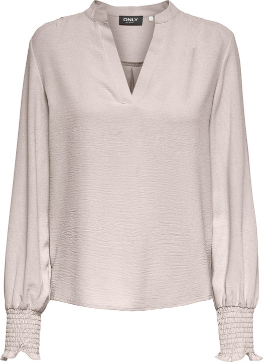 Produktbild Only Normal geschnitten Rundhals Gesmokte Ärmelbündchen Voluminöser Armschnitt Top Top (L)