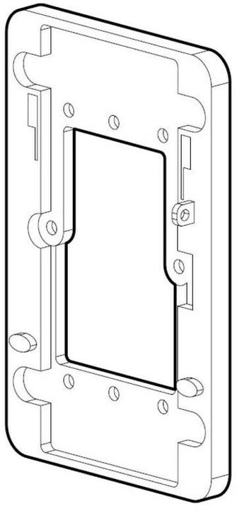 Actual product image HPE E Aruba AP-500H-MNT1 Kit with Single-gang Wall-box Mount Adapter for 500H Series AP