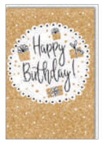Actual product image Braun + Company Greeting card birthday 11.5 x 17 cm, incl. envelope (1 pcs.)