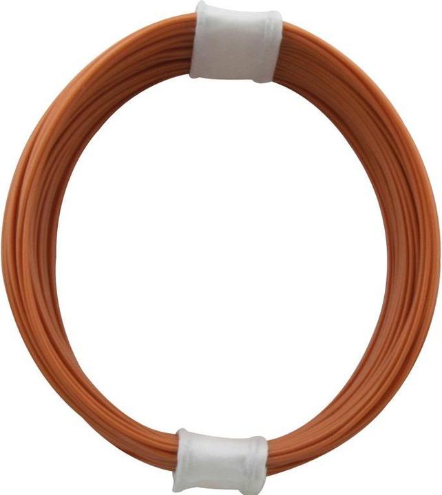 Produktbild Donau Kupferschalt Litze hochflexibel 0,04 mm² / 10 m orange (10 m)