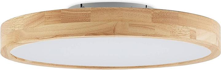 Produktbild Lindby Lanira LED-Deckenlampe aus Eichenholz, 50cm (1470 lm)