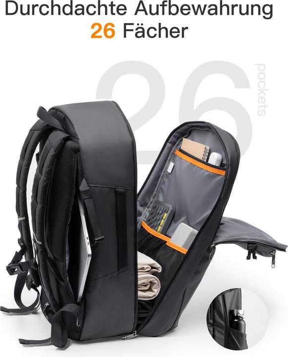 Actual product image Inateck Notebook-Rucksack BP03010 black 40L (40 l)