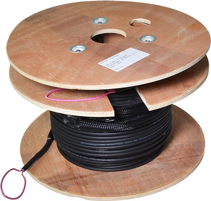 Produktbild LogiLink LWL Trunkkabel U-DQ(ZN)BH, 4 Fasern Multimode OM4, LC/UPC - LC/UPC, 120 m (120 m)