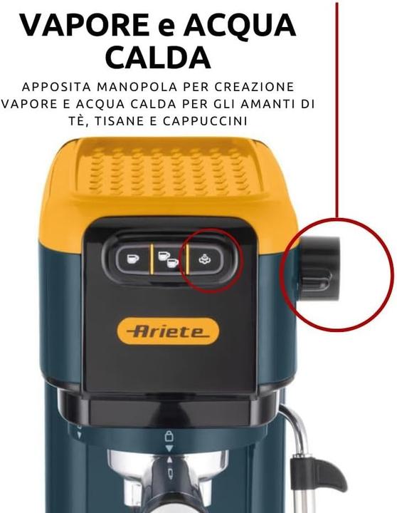 Actual product image Ariete Sieve carrier machine yellow